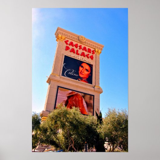 Celine Dion Caesars Palace Las Vegas America Poster (Voorkant)