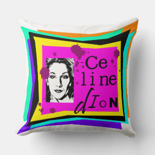 Celine Dion - popart Kussen