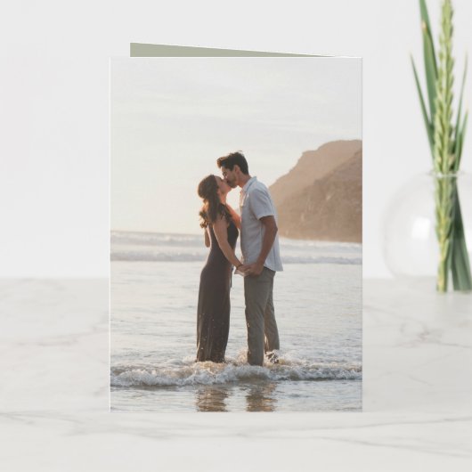 Celine Muted Green Elegant Wedding (Achterkant)