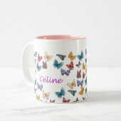 Celine Tweekleurige Koffiemok (Voorkant links)