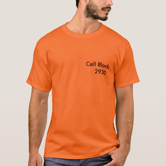Cell Block 2930 T-shirt (Voorkant)