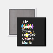 Cell Block Tango Name Magnet Magneet (Voorkant / Achterkant)