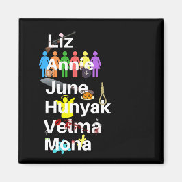 Cell Block Tango Name Magnet Magneet