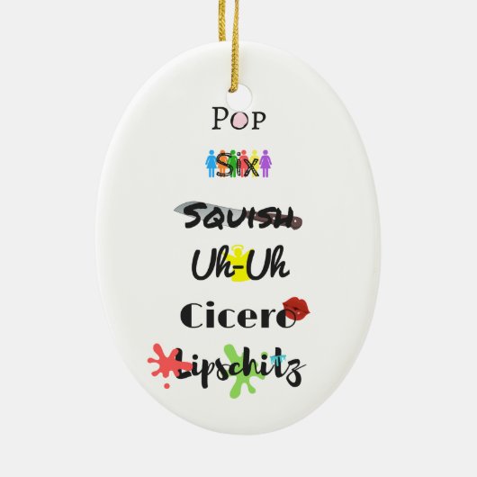 Cell Block Tango Ornament (Achterkant)