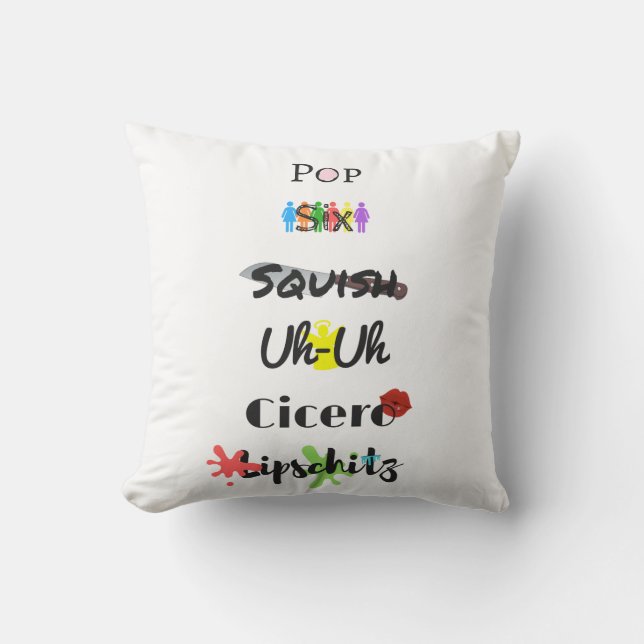Cell Block Tango Pillow Kussen (Voorkant)
