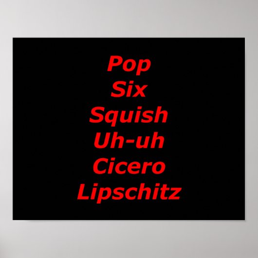 Cell Block Tango Poster (Voorkant)