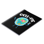 Cell-Fie Cell Fie Science Biology leraar student. Notitieboek (Linkerzijde)