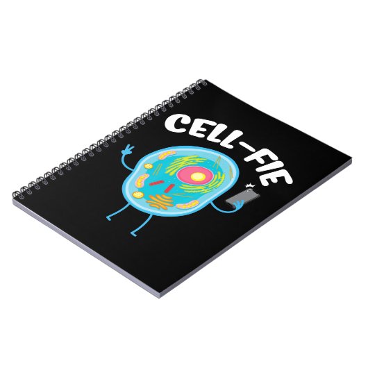 Cell-Fie Cell Fie Science Biology leraar student. Notitieboek (Linkerzijde)