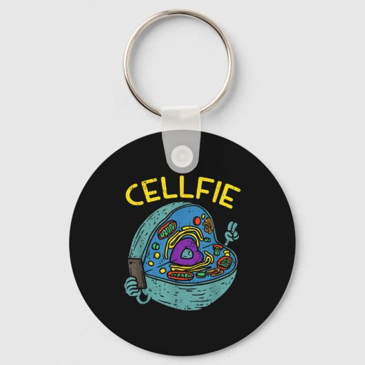 Cell Fie Funny Science Biology Teacher  Sleutelhanger (Voorkant)