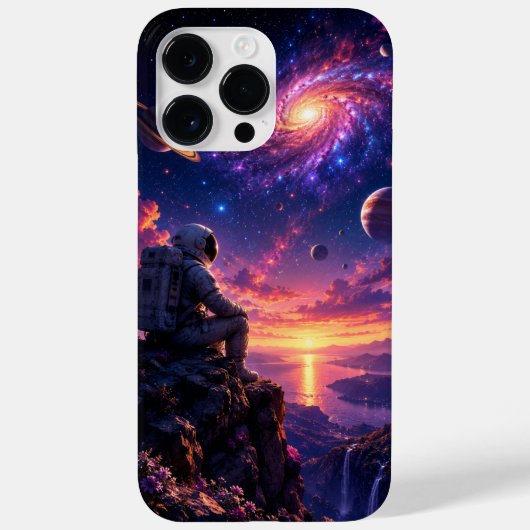 Cell Phone Case Rests the Astronaut (Achterkant)