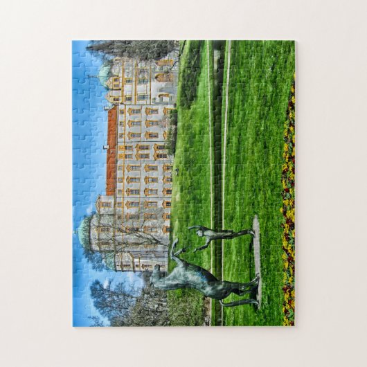 Celle Castle Duitsland. Legpuzzel (Verticaal)