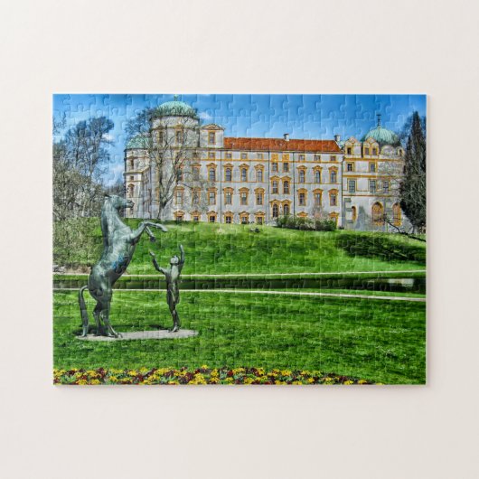 Celle Castle Duitsland. Legpuzzel (Horizontaal)