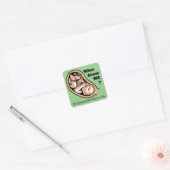 Cellen- of Baby PRO-LIFE-clusters Vierkante Sticker (Envelop)