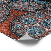 Cellen_oranje Poster (Hoek)