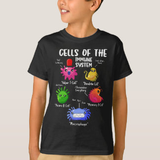 cellen van de biologie van de immuunsystemen - wet t-shirt