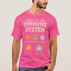 Cellen van het immuunsysteem t-shirt