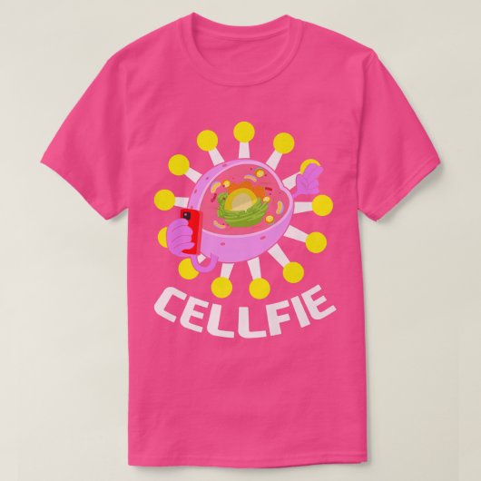 CellFie Funny Biology Cell Funny biologists Scienc T-shirt (Design voorkant)