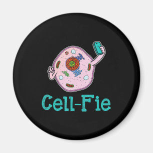 CellFie Funny Biology Science Teacher Pun Gift Magneet