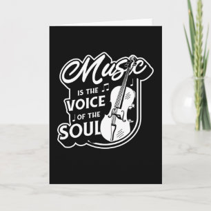 Cellin for Cello Musician String Instrument Gift Kaart