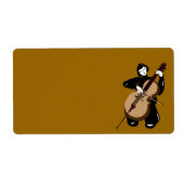 cellist etiket (Voorkant)