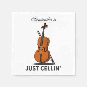 Cellist Gag Paper Servet