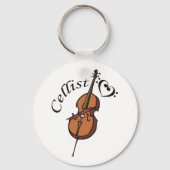 Cellist Sleutelhanger (Voorkant)