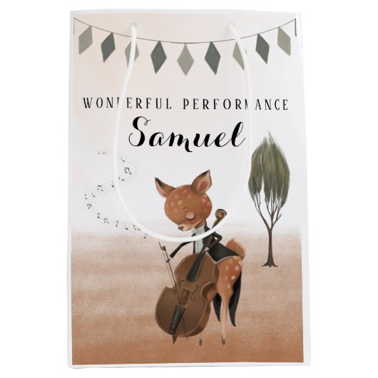 Cellist Wonderful Performance Cadeau Medium Cadeauzakje (Voorkant)