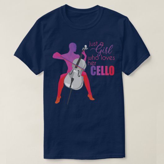 Cello 3 t-shirt (Design voorkant)