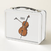 Cello-afbeelding cartoon (Achterkant)