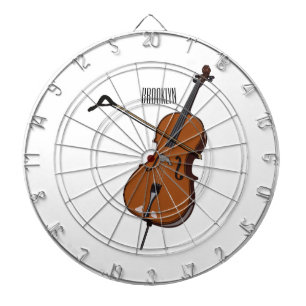 Cello-afbeelding cartoon dartbord