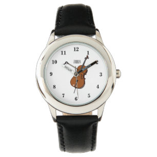 Cello-afbeelding cartoon horloge