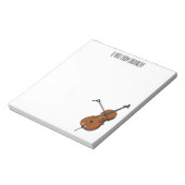 Cello-afbeelding cartoon notitieblok (Gedraaid)