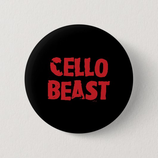 Cello Beast Button (Voorkant)