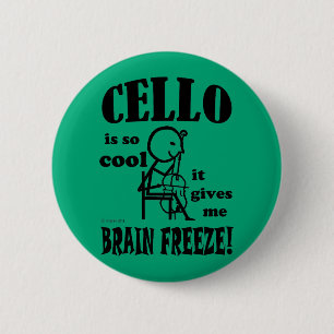 Cello, Brain Freeze Ronde Button 5,7 Cm