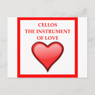 CELLO BRIEFKAART