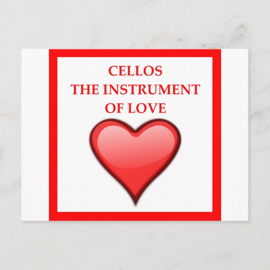 CELLO BRIEFKAART (Voorkant)