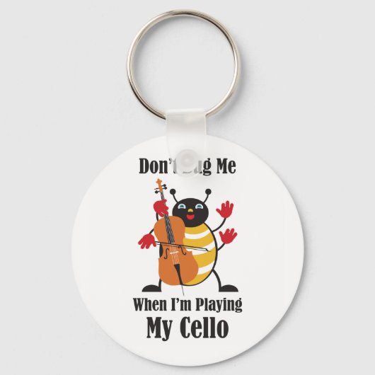 Cello Bug Sleutelhanger (Voorkant)