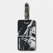 Cello, cellist, contrabas Bagagelabel (Achterkant verticaal)