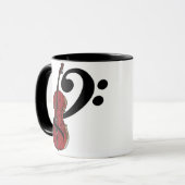 Cello Clef Mug (Devant gauche)