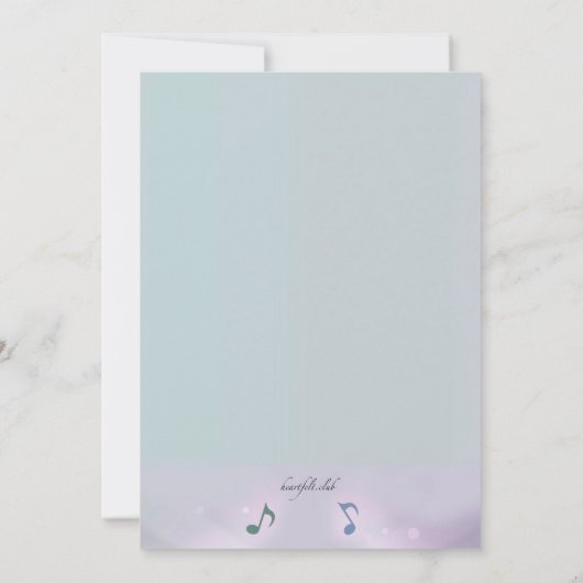 Cello Considérant Gray Invitation (Dos)