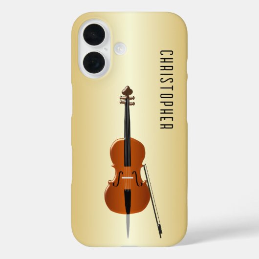 Cello Design Personalized Case-Mate iPhone Case (Achterkant)