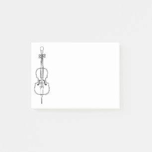 Cello Drawing Post-it® Notes