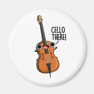Cello Er Grappige Muziek Pun Magneet