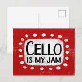 Cello est ma carte postale (Devant / Derrière)