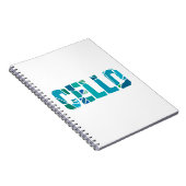 Cello gebarsten notitieboek (Rechterzijde)