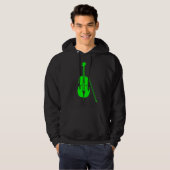 Cello - groen hoodie (Voorkant volledig)