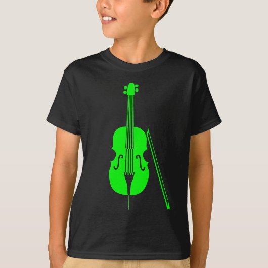 Cello - groen t-shirt (Voorkant)