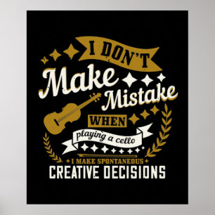 Cello - Ik maak geen fout Poster