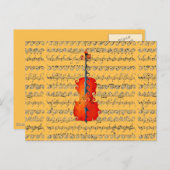 Cello & ik Rock!_ Briefkaart (Voorkant / Achterkant)