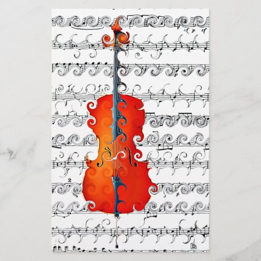 Cello & ik Rock!_ Briefpapier (Voorkant)